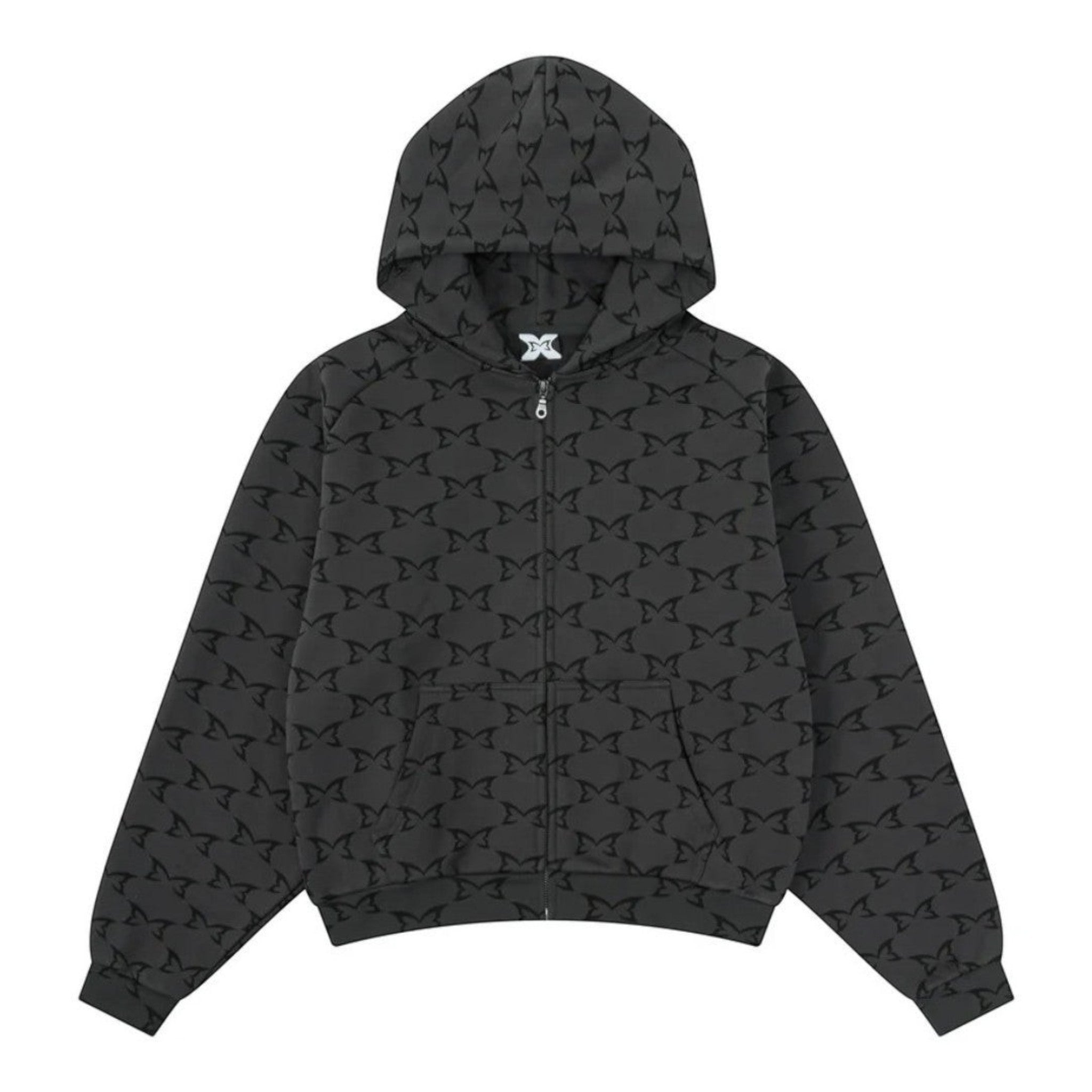 OFFCODE ARCHIVE USA Men's Monogram Hood Dark Grey