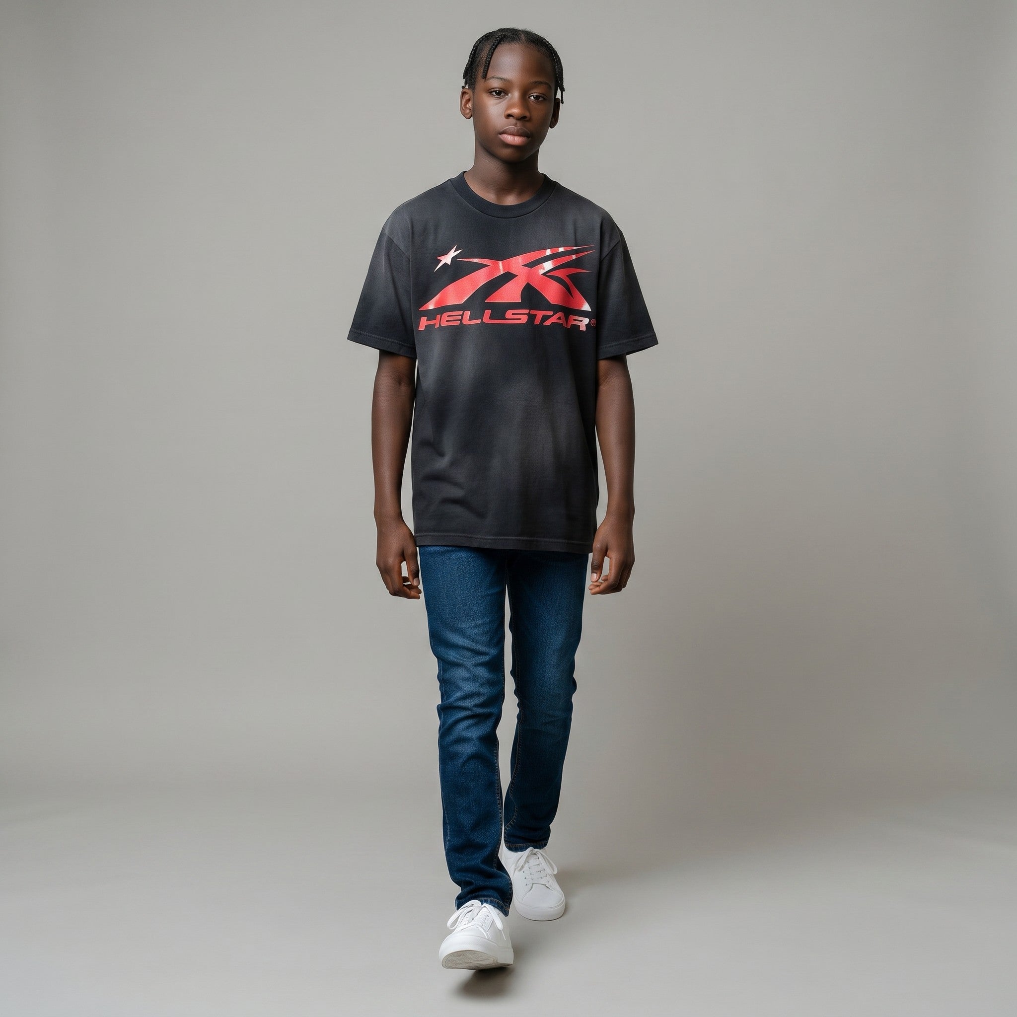Letter Print Short-Sleeve T-Shirt