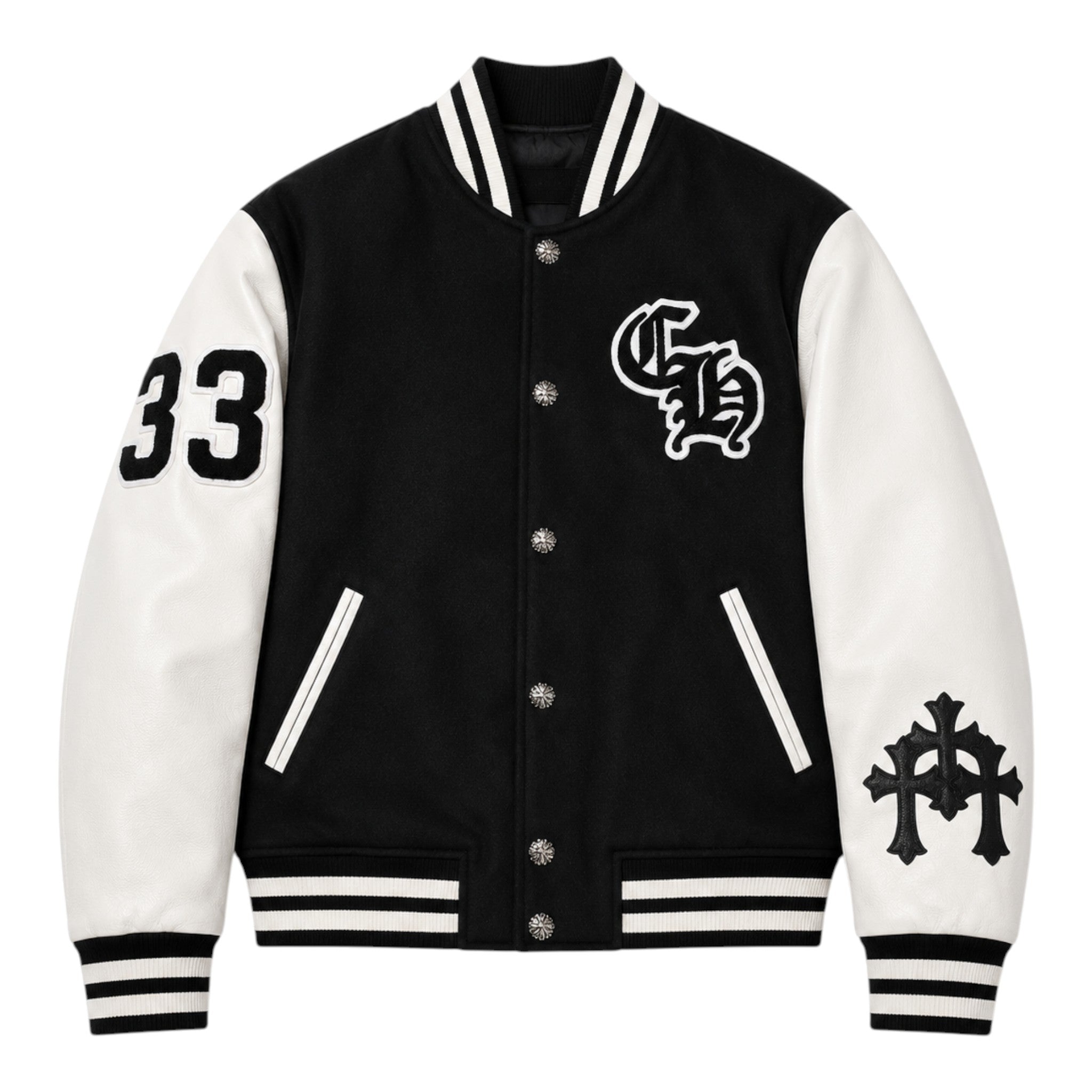 Chrome Hearts Eagle Varsity Jacket
