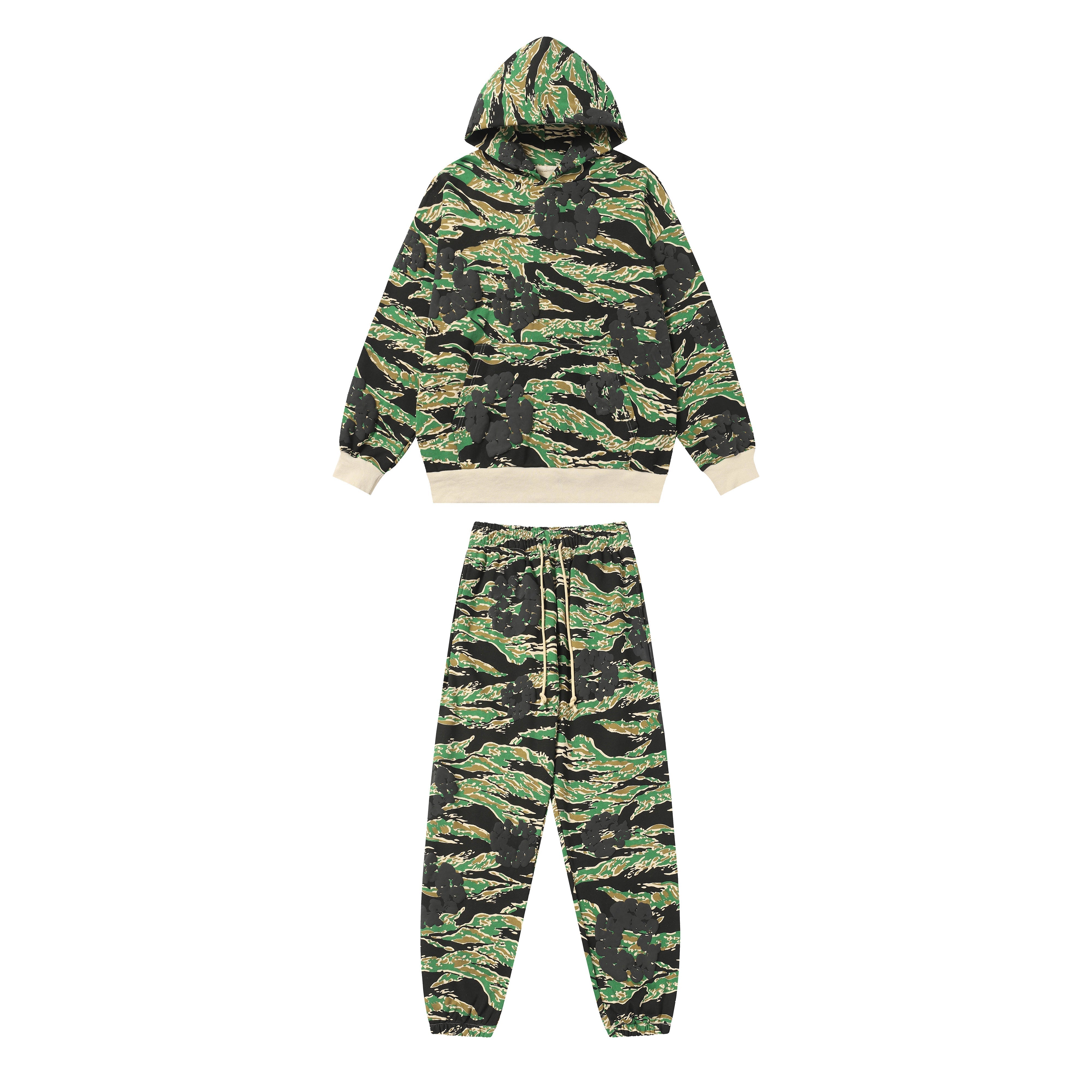 Denim Tears Tracksuit - Camo Green