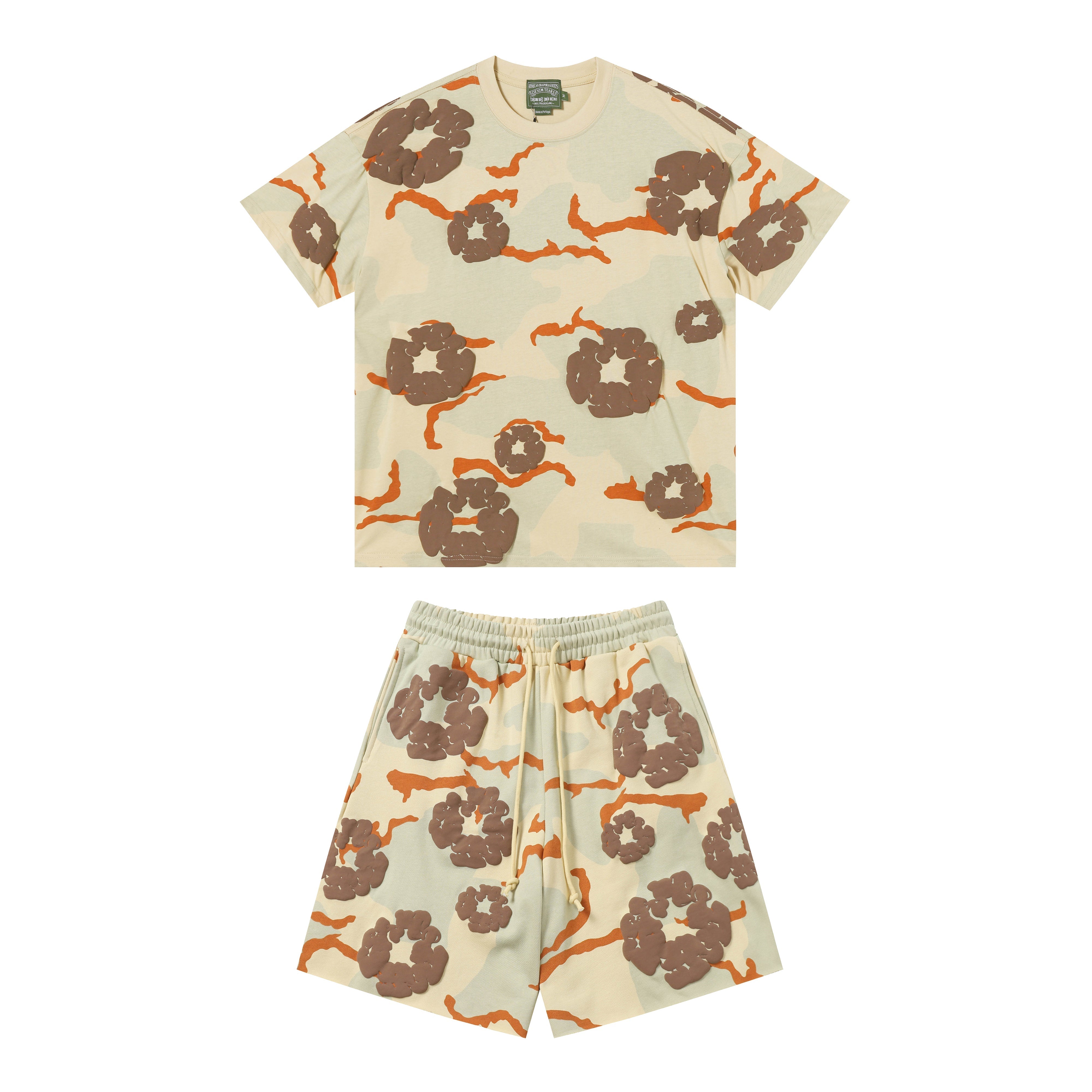 Denim Tears Short Set - Camo Tan