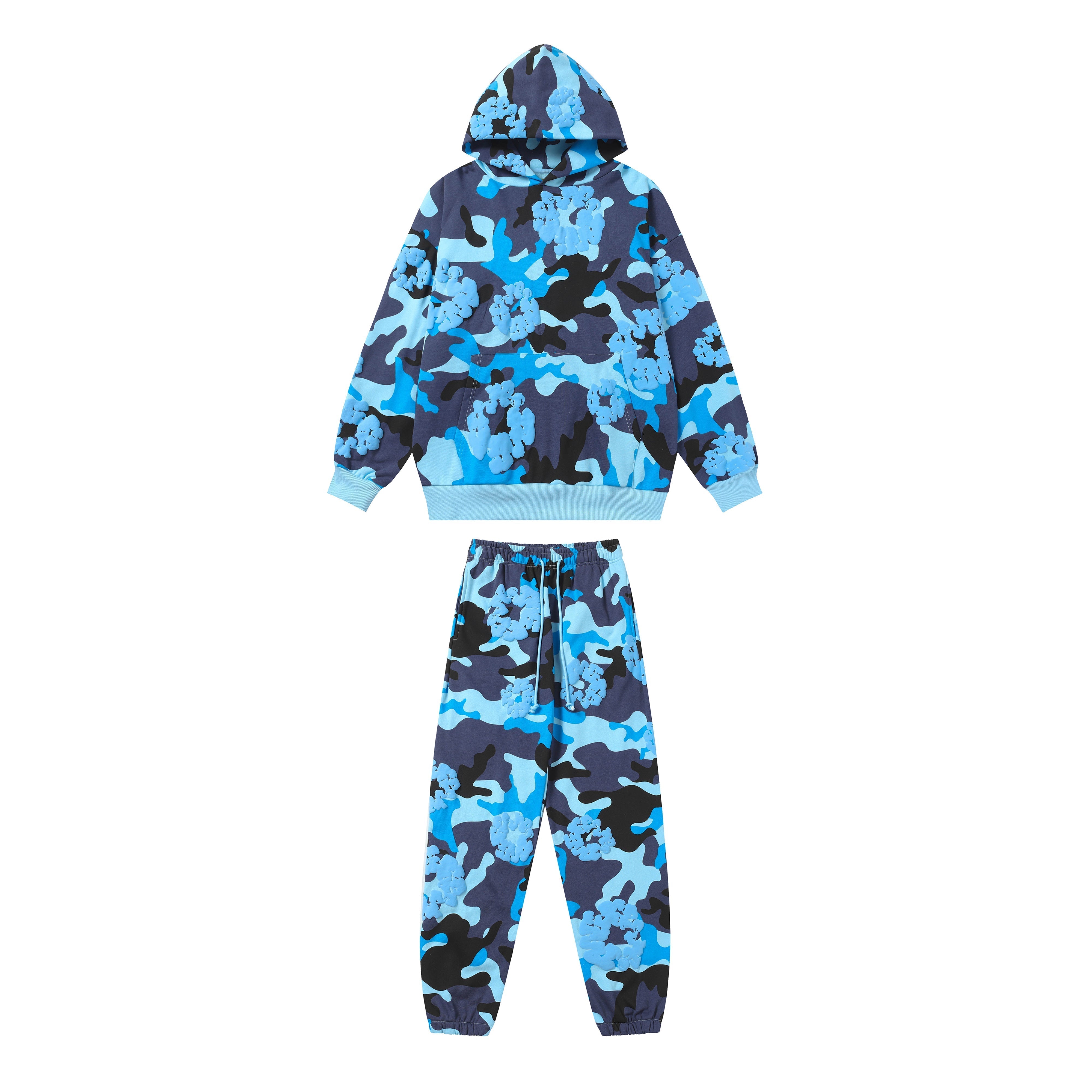 Denim Tears Tracksuit - Camo Blue
