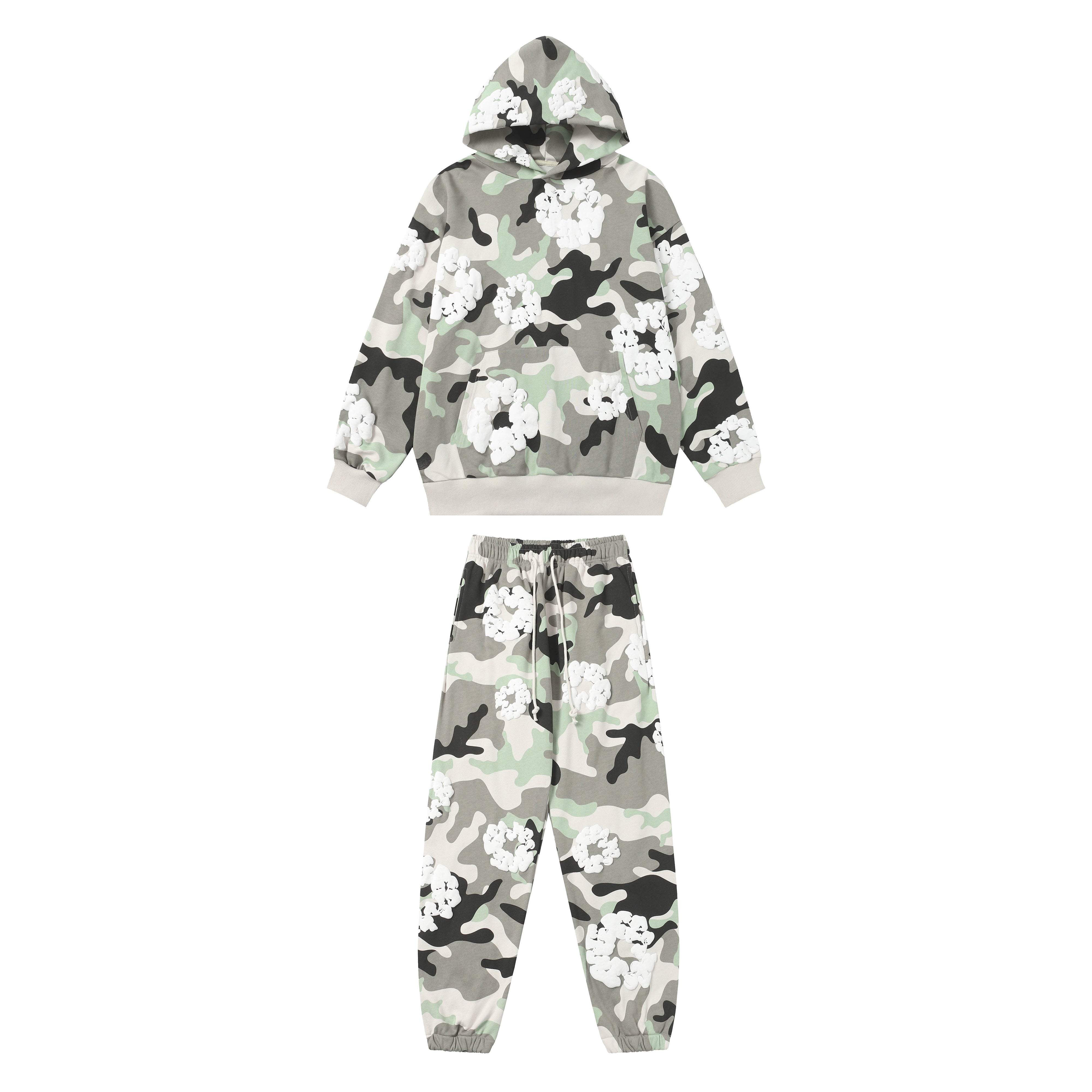 Denim Tears Tracksuit - Camo Grey