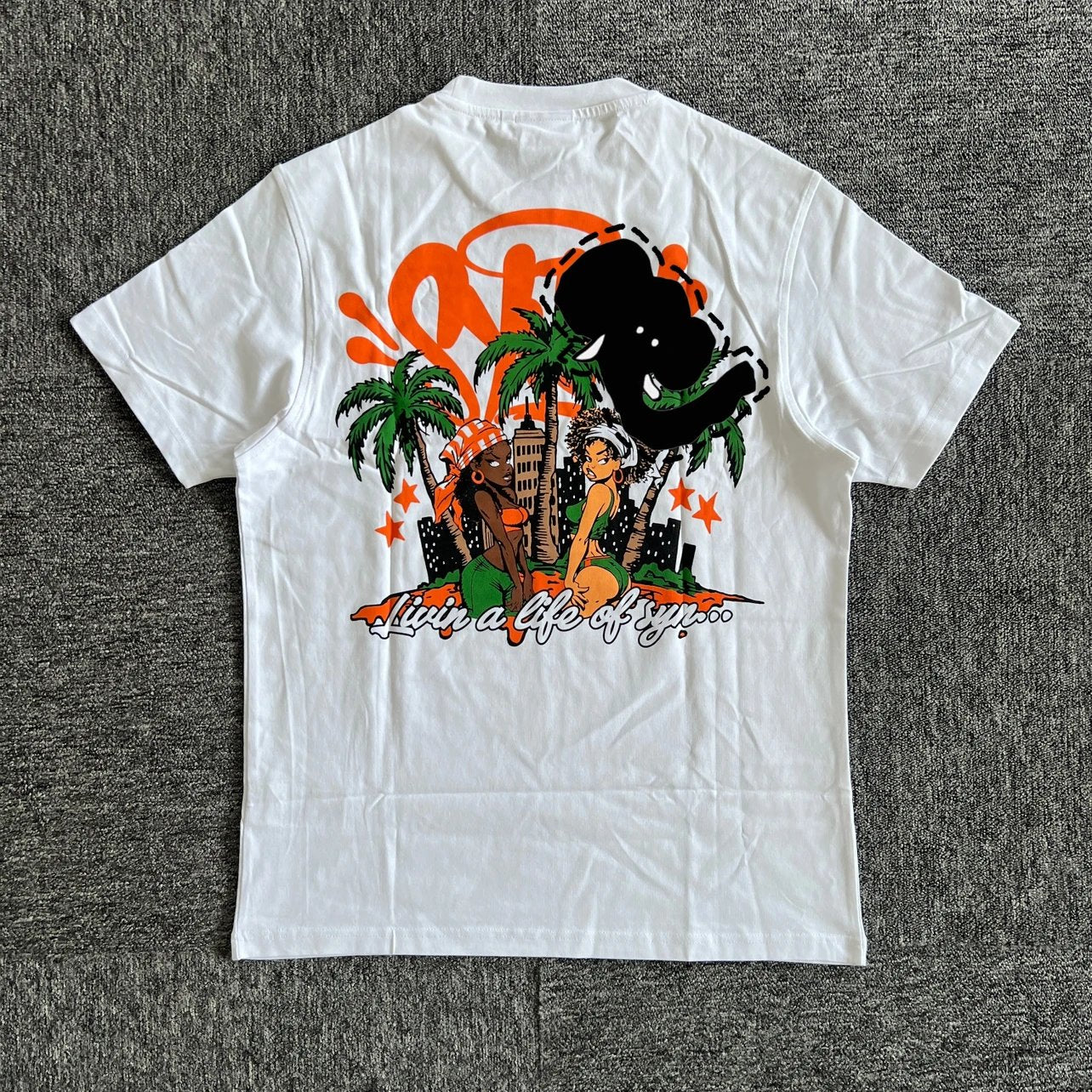 海滩白短袖SY-25