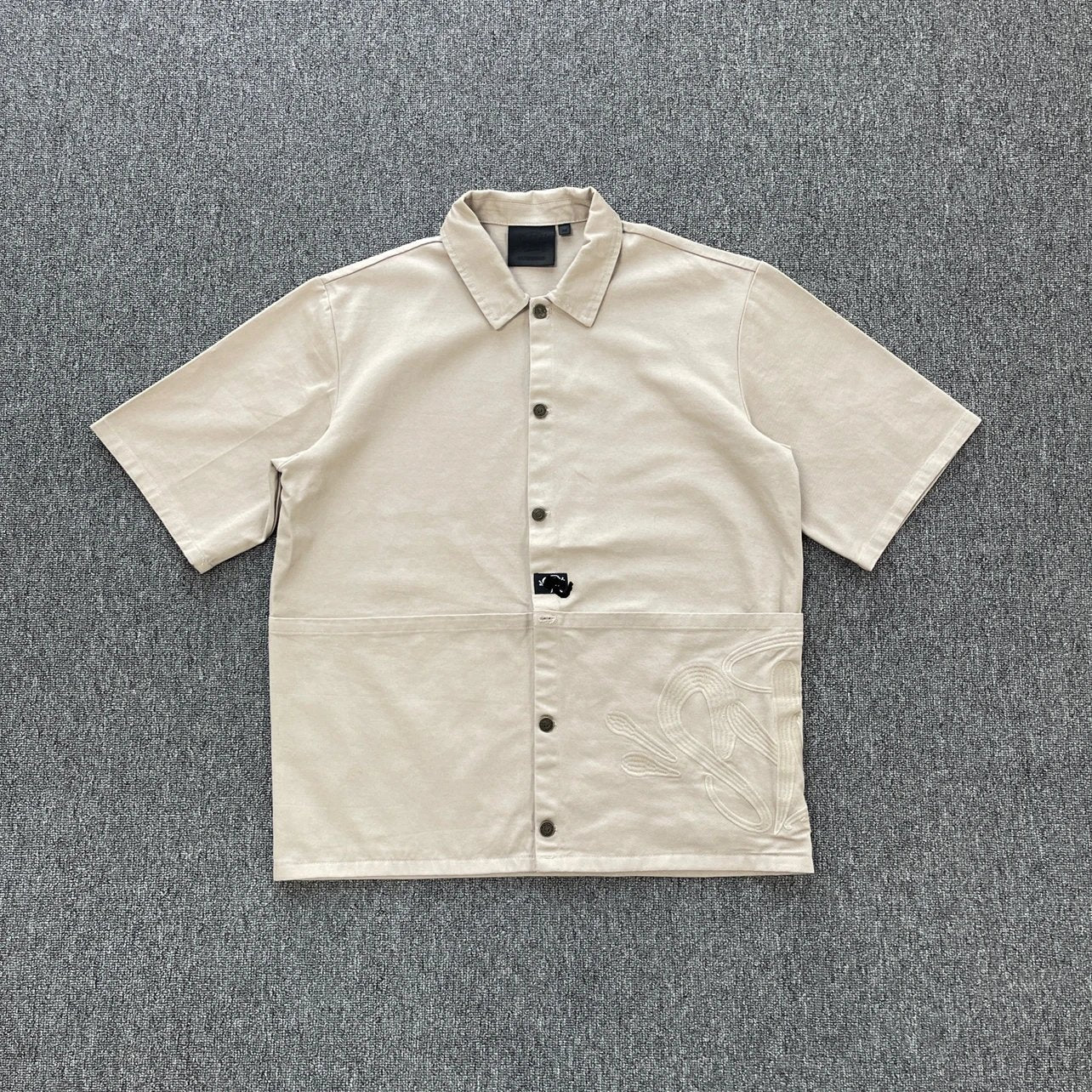 工装短袖衬衫 卡其色 SY-187