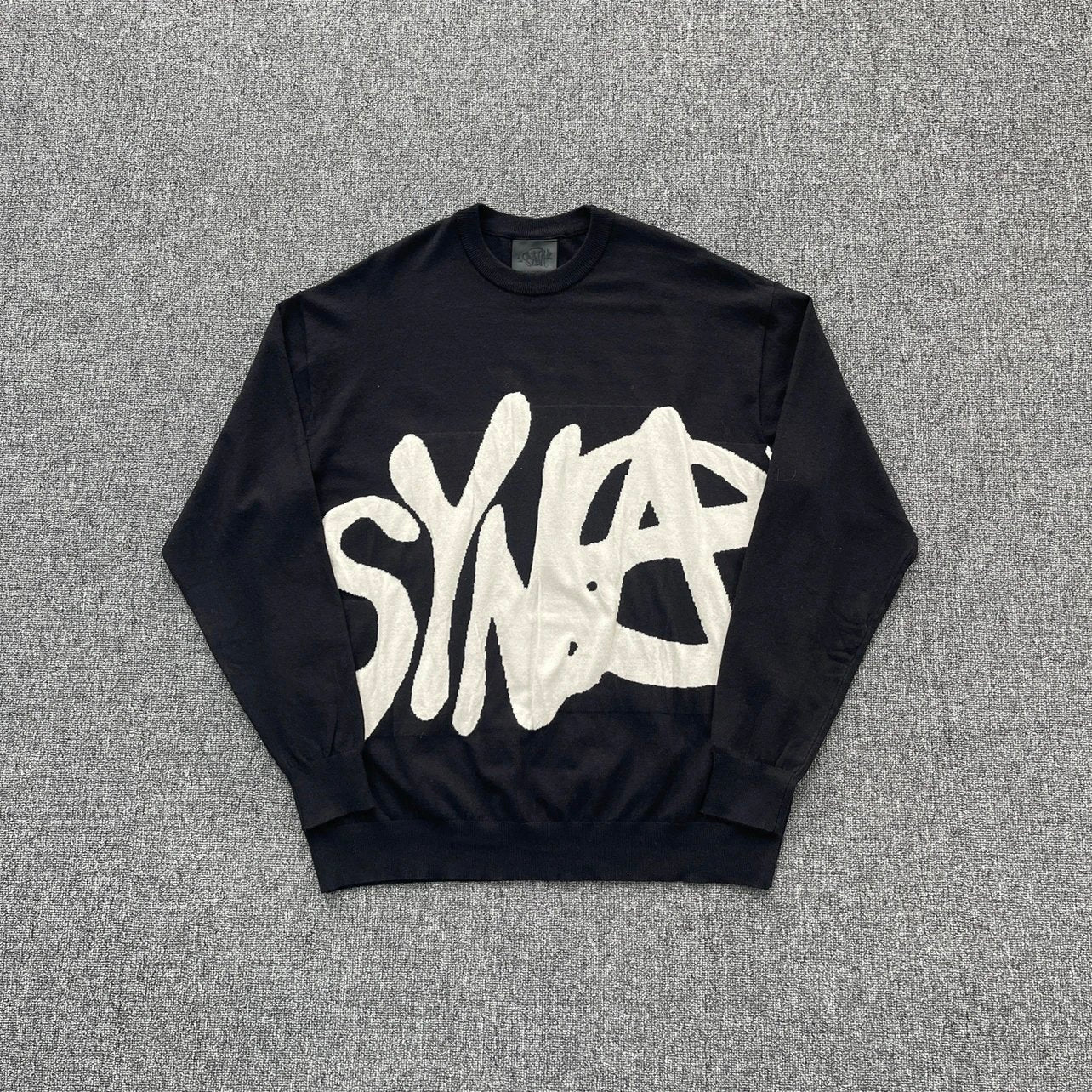 羊毛混纺提花圆领衫 SY-181